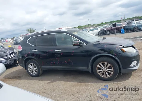 2015 Nissan Rogue Sv from USA, damaged, VIN KNMAT2MV4FP586814